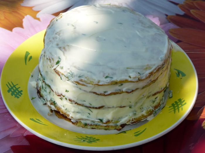 Кабачковый тортик