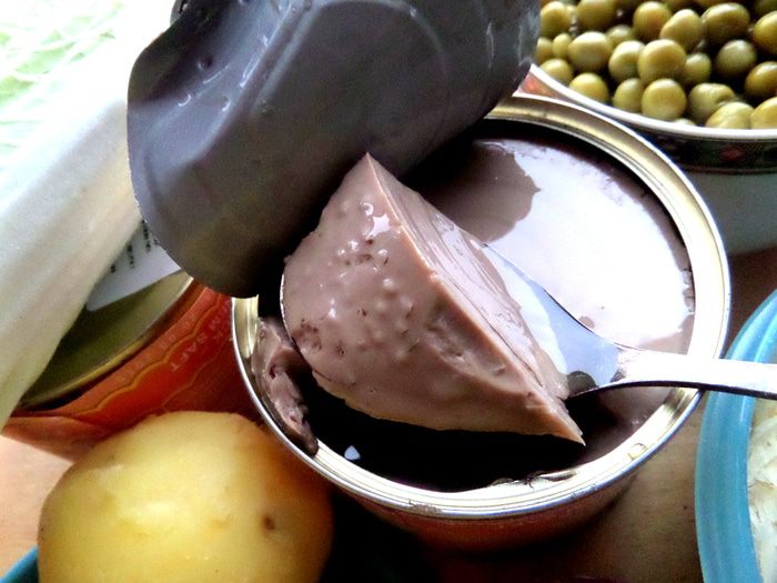 Cалат с печенью &amp;quot;Владивосточный&amp;quot;