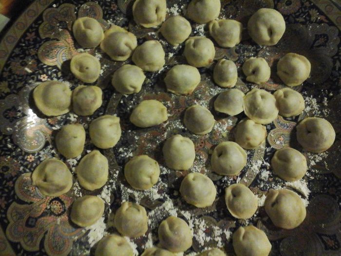 Пельмени из курицы и говядины