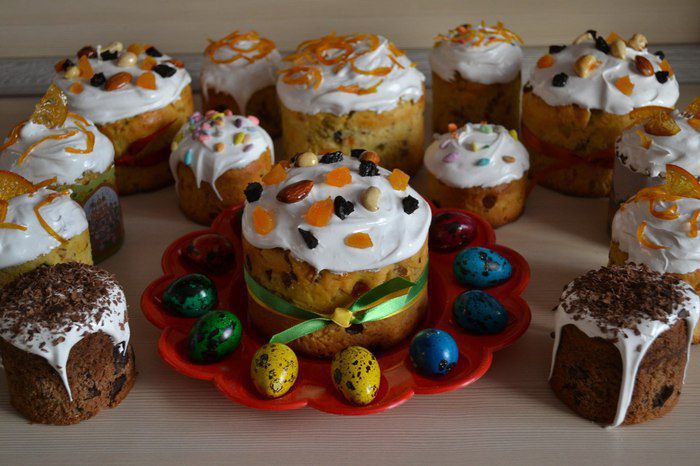 Бездрожжевой шоколадный кулич (пасхальный кекс)