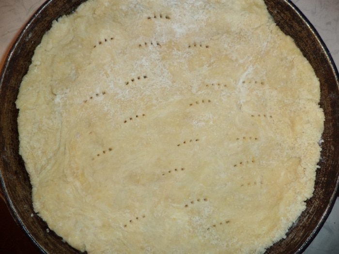 Тарт с клюквенно-яблочной начинкой