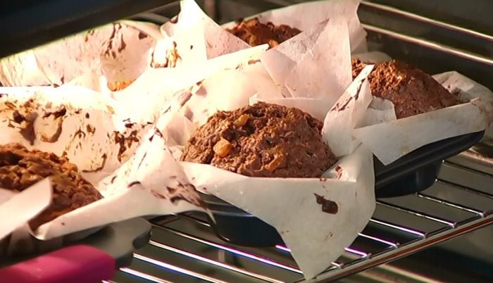 Шоколадно-апельсиновые маффины 