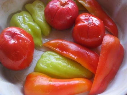 Марокканская овощная похлебка с гренками