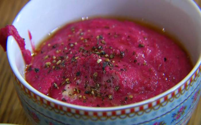 Свекольный и морковный хумус