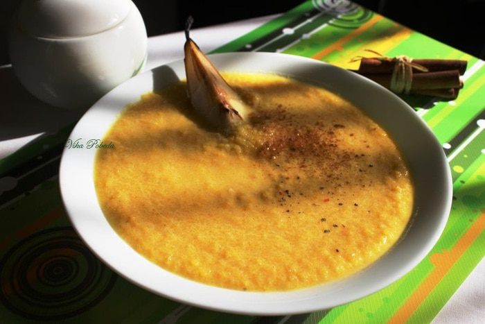 Тыквенно-грушевый суп-пюре