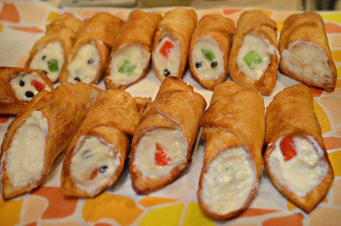 Сицилийские трубочки канноли (cannoli) 
