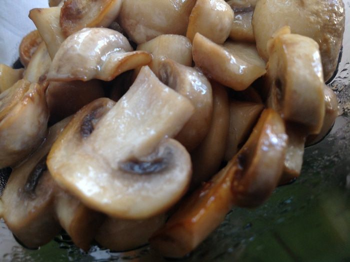 Стромболи с курицей, грибами и карамелизированным луком