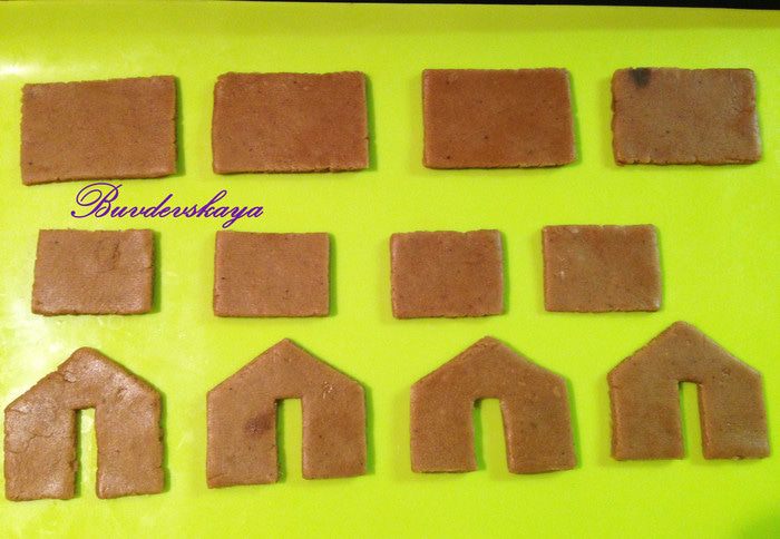 Пряничный домик на кружку