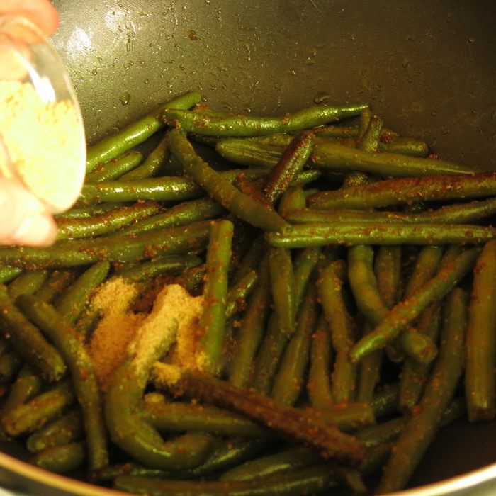 Хрустики из спаржевой фасоли