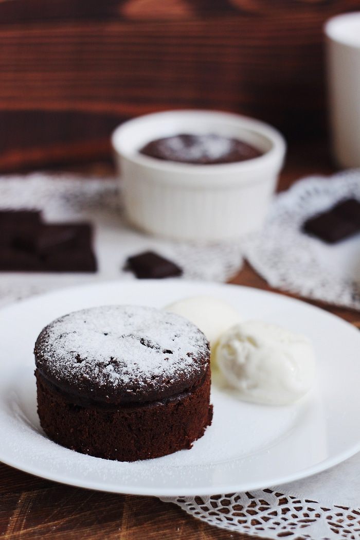 Шоколадный фондан