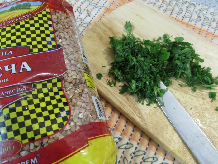 Суп с гречневыми клецками-кнопками