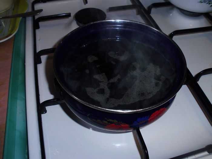 Двуслойное желе с виноградом