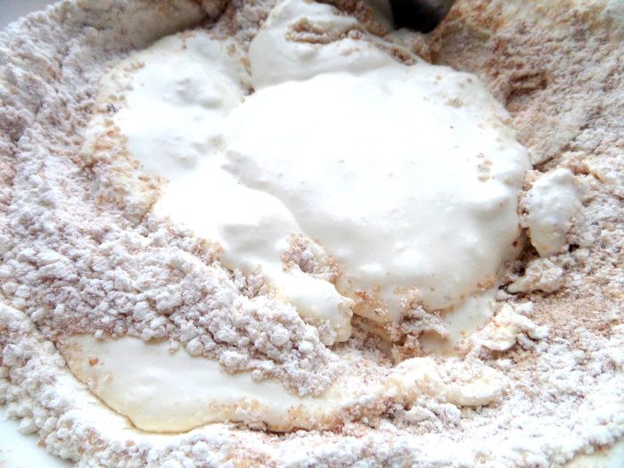 Орехово-гречневый хлеб-кекс