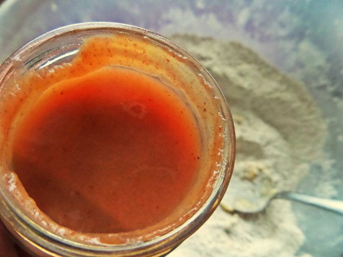 Булочки яблочные из полезной муки