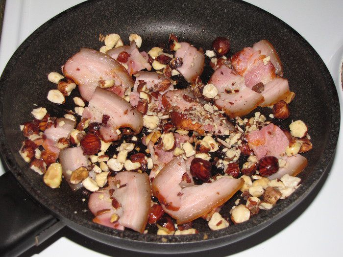 Сырный суп с грудинкой