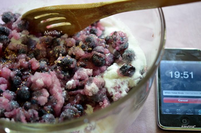 Джем черничный из морозилки