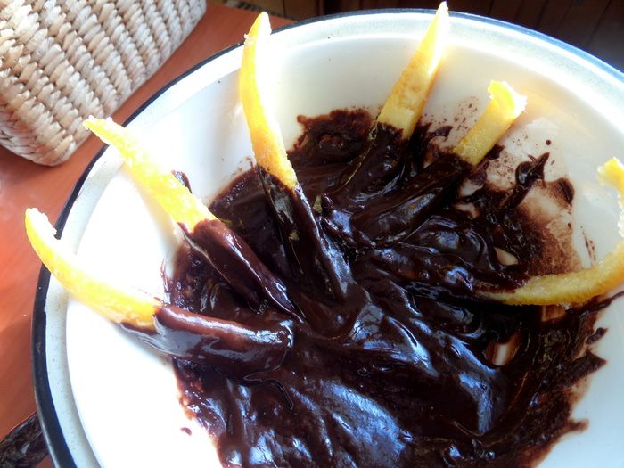 Апельсиновые корочки в шоколаде