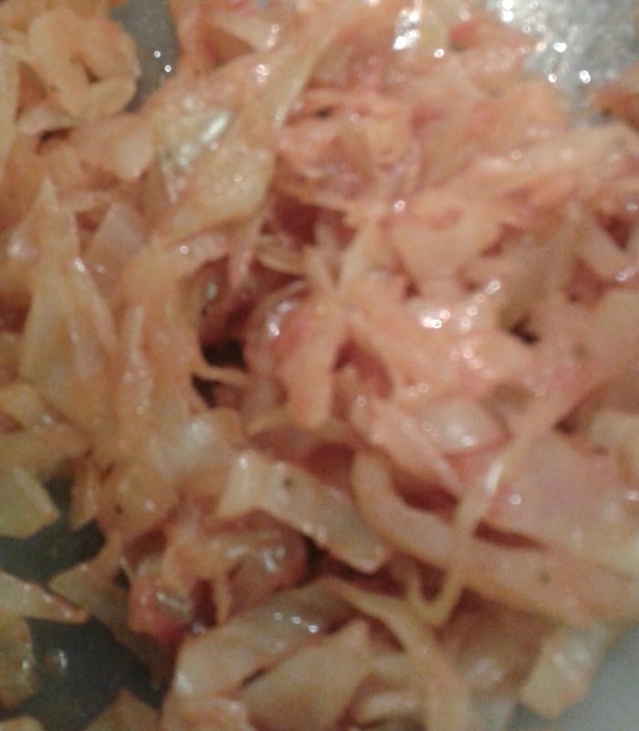 Постный капустный пирог