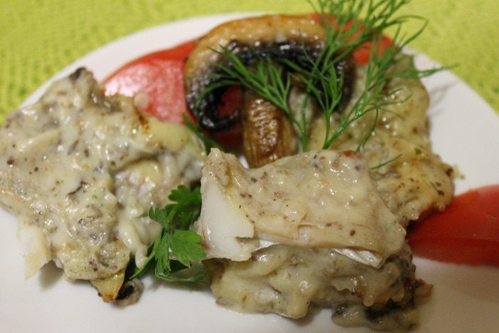 Треска под соусом &amp;quot;Бешамель&amp;quot;