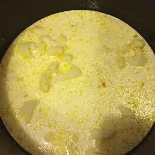 Легкий суп из цветной капусты