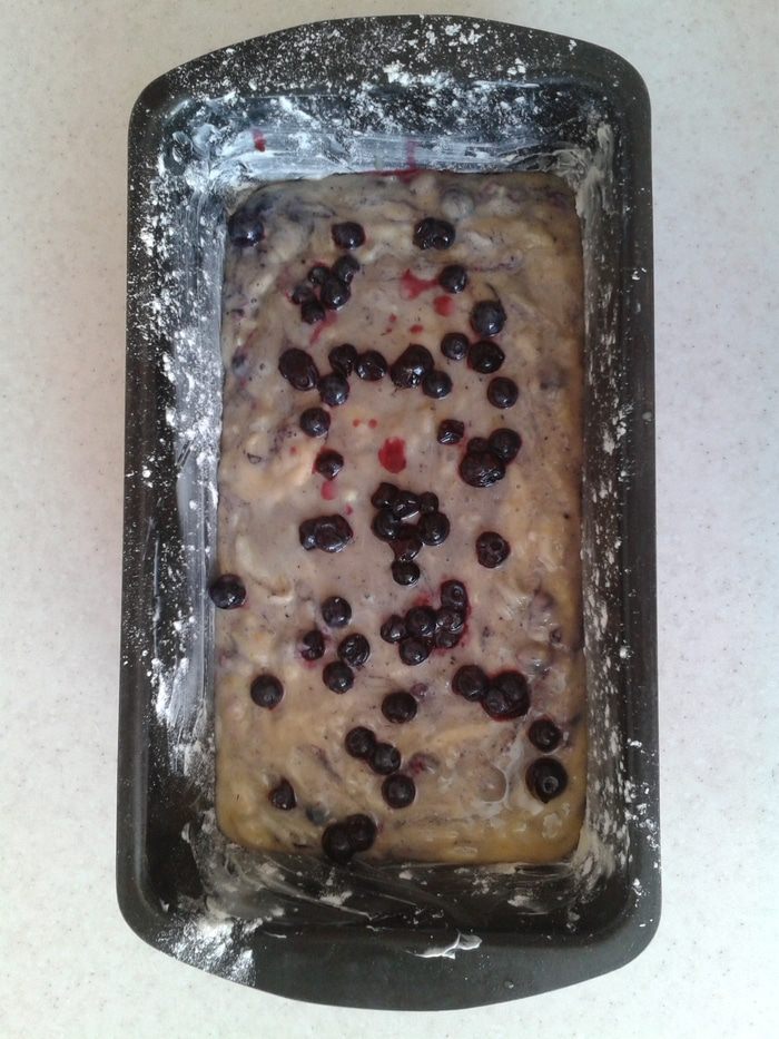 Кабачковый кекс с черникой (Blueberry Zucchini Bread)