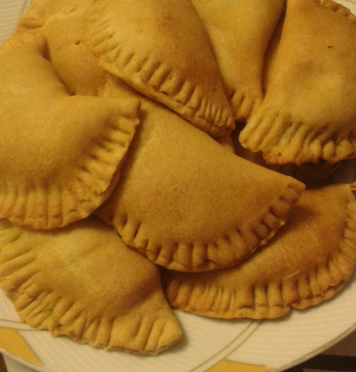 Пирожки с картофелем и шпинатом