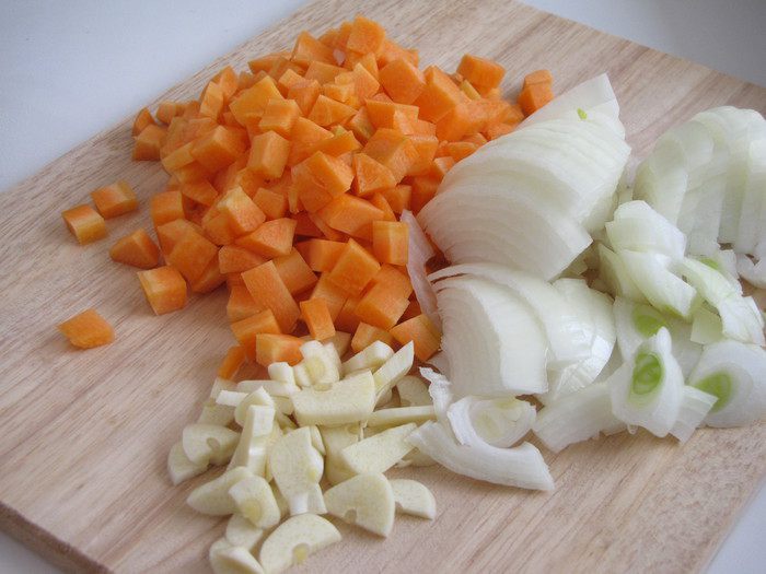 Рагу из куриных сердечек в мексиканском стиле