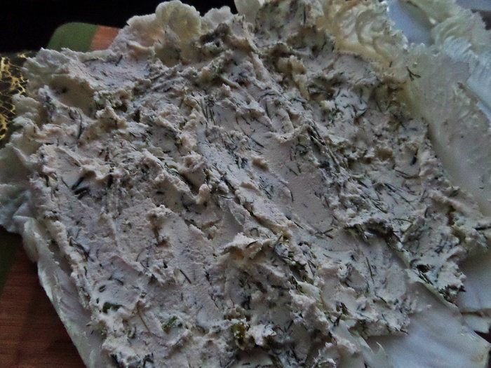 Рулет из пекинской капусты 
