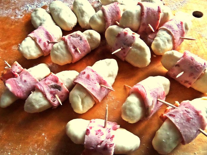 Закусочные пирожки с сыром и ветчиной &amp;quot;Муравьи&amp;quot;