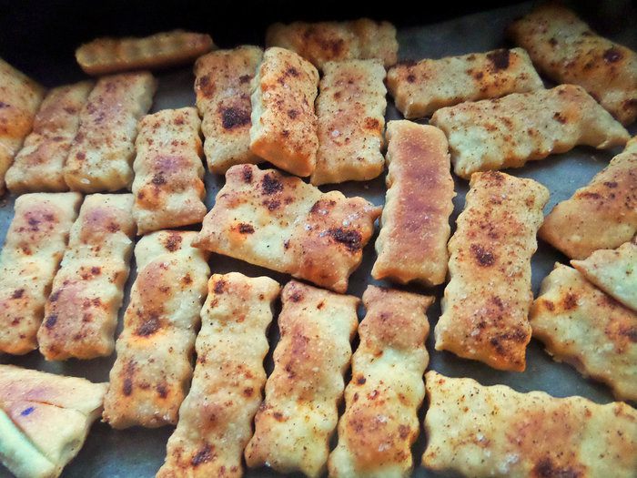 Постные крекеры (сладкие и соленые)