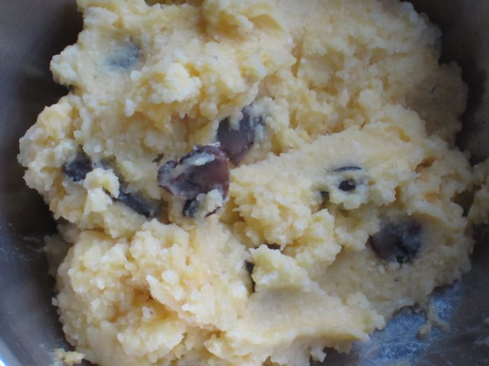 Картофельные тимбалини с грибами