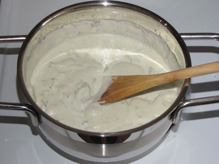 Морское ассорти в &amp;quot;гнездах&amp;quot; из тальятелле