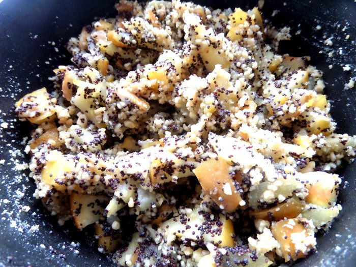 Штрудель из лаваша (постный)