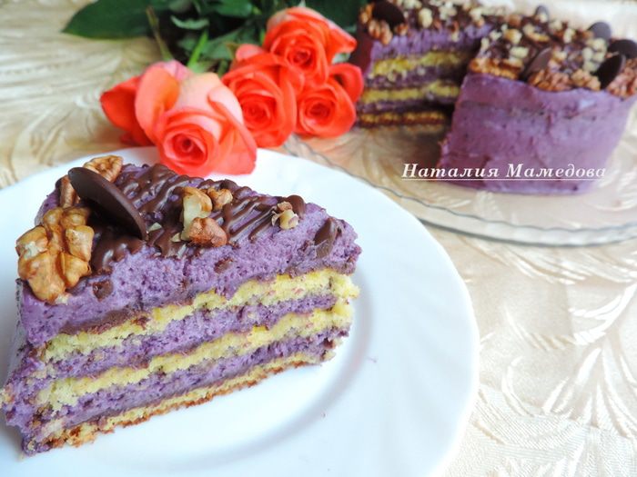 Торт &amp;quot;Сиреневый туман&amp;quot;