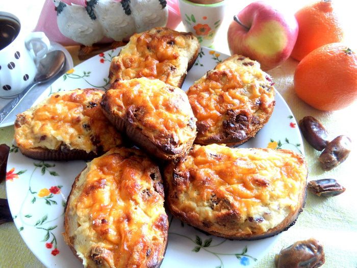 Горячие творожные гренки