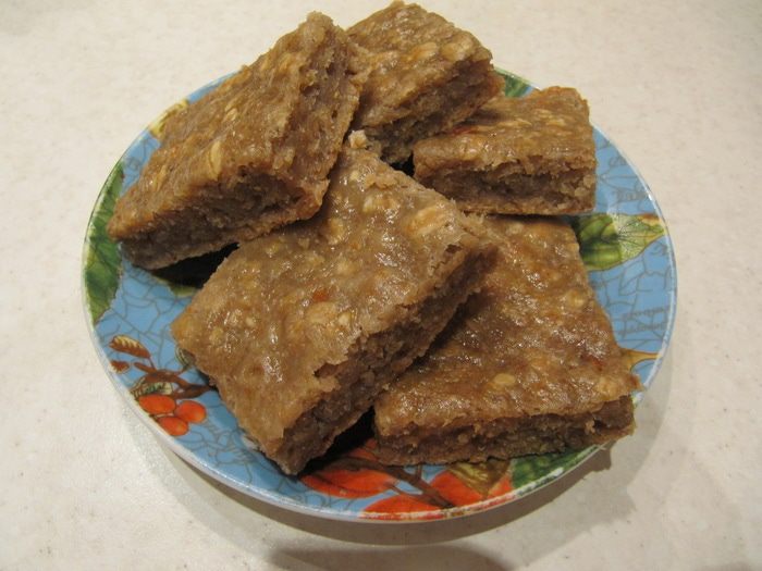 Полезные банановые квадратики (постные)