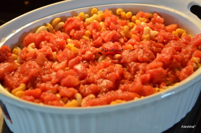 Запеченная курица с пастой по-итальянски