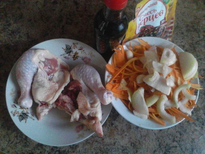 Куриные ножки в шубе 
