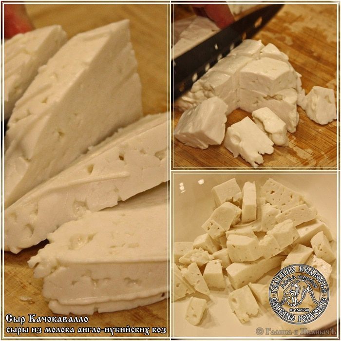 Сыр Качокавалло из молока англо-нубийских коз