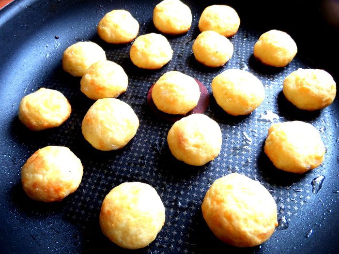 Сырное заварное печенье &amp;quot;Солнечные зайчики&amp;quot;