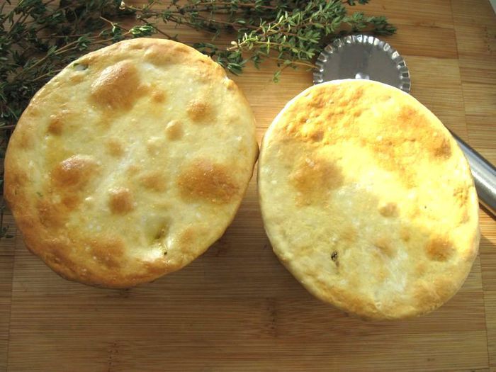 Паста Феттучине, запеченная с морепродуктами