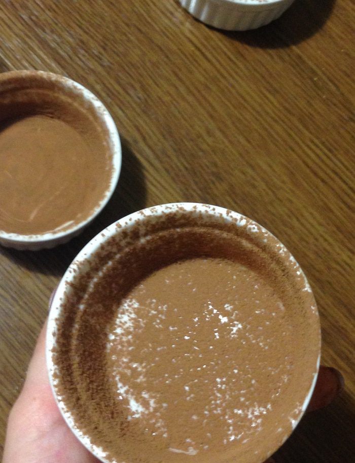 Шоколадный фондан