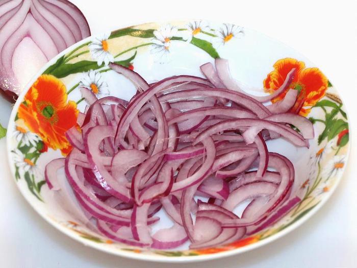 Марокканский салат из овощей и апельсина