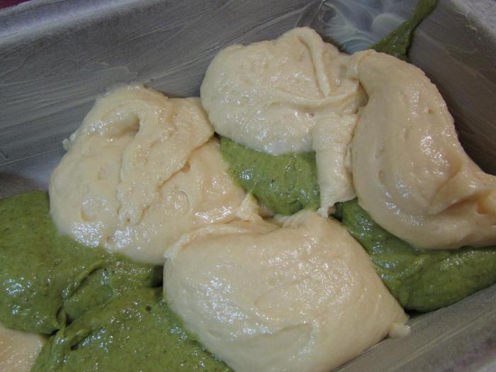 Кекс с чаем матча
