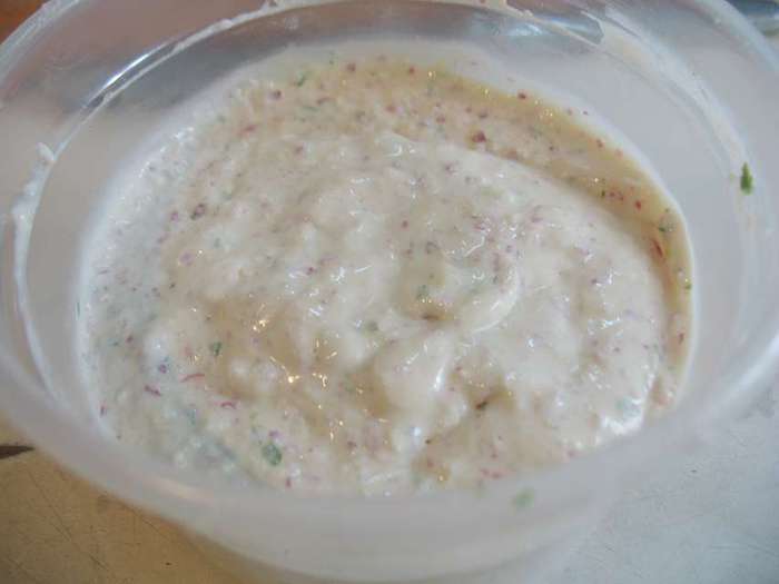 Творожная закуска с редиской