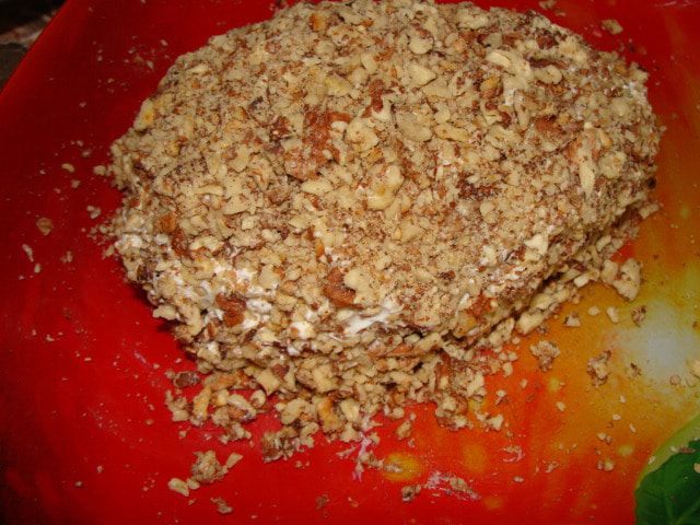 Медово-шоколадный торт &amp;quot;Ежик&amp;quot; с ананасом