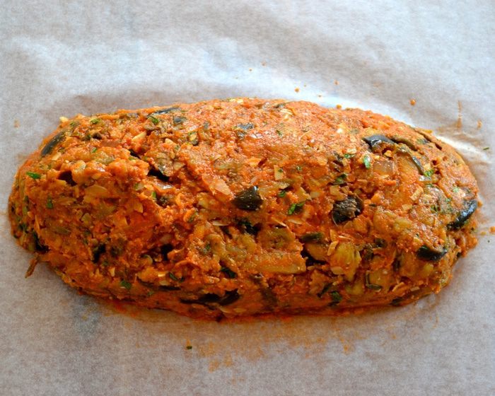 Баклажанный рулет (Polpettone di melanzane)