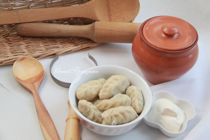 Вареники с картофелем и грибами