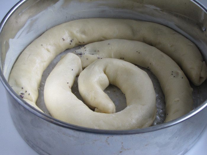 Улитка с маком и сливами