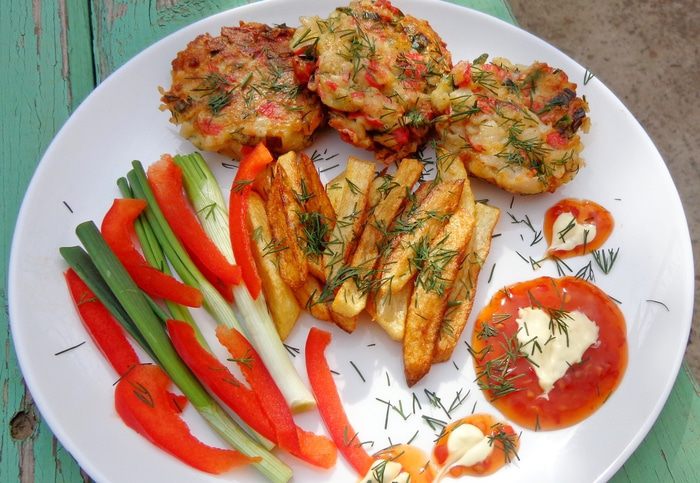 Котлетки из крабовых палочек